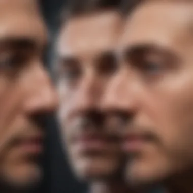 Cultivating Empathy Through Reading Imagery of a mirror reflecting different faces showcasing empathy development through reading