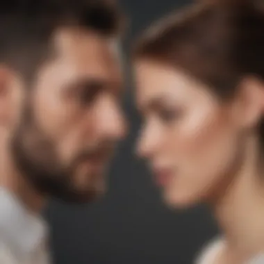 Emotional Manipulation in Marriage Illustration depicting emotional manipulation tactics in a marriage