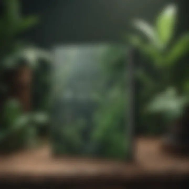 Nature-Inspired Book Cover with Botanical Elements