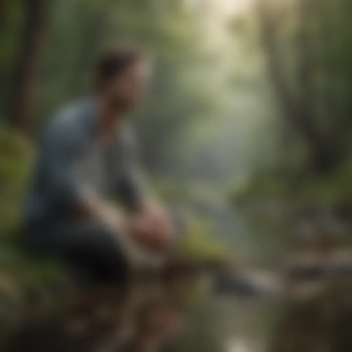 Mindful meditation in nature
