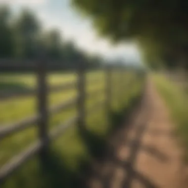 Establishing Personal Boundaries A symbolic illustration of boundaries, depicting a fence or wall in a serene landscape.