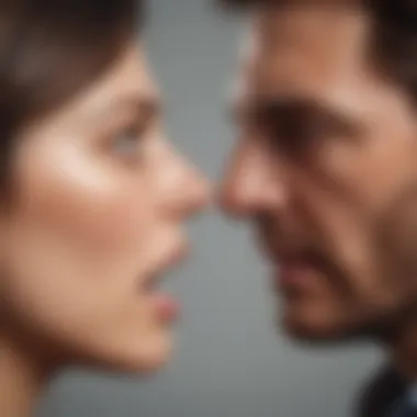Emotional Turmoil Illustration showing the emotional turmoil caused by infidelity