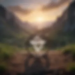 A serene landscape symbolizing healing and hope.
