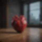 A fractured heart symbolizing betrayal