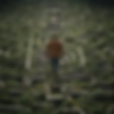 Navigating through the maze of a narcissistic relationship Maze symbolizing complexities of living with a narcissistic spouse