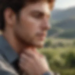 A serene landscape symbolizing peace and acceptance in managing herpes.