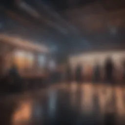 A vibrant digital community hub symbolizing connection.