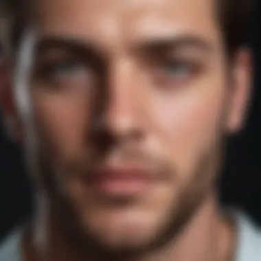 Deciphering Traits Abstract and artistic representation of deciphering traits of a nice guy