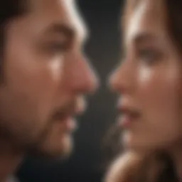 A thoughtful couple discussing their feelings about herpes