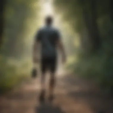 A serene path leading towards recovery and well-being