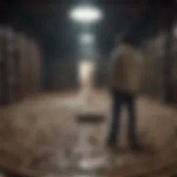 A labyrinth symbolizing the complexities of addiction