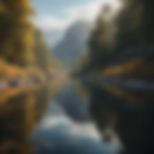 A serene landscape symbolizing inner peace and freedom.