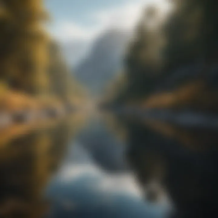 A serene landscape symbolizing inner peace and freedom.