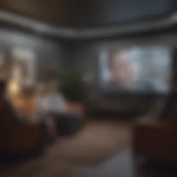 Virtual support group meeting for cancer patients' families