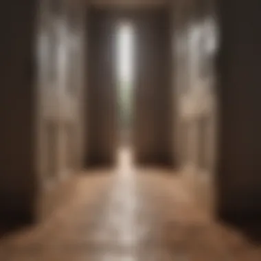 Navigating the Path to Freedom Maze with an open door at the end representing the journey to recovery
