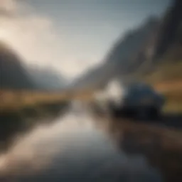 A serene landscape representing mental clarity