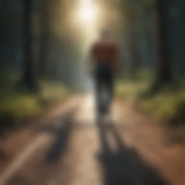 Navigating the Path to Self-Discovery Abstract representation of personal development journey