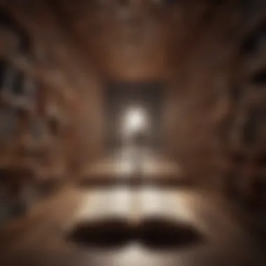 Journey of Personal Growth Through Reading Illustration of a labyrinth of books symbolizing the journey of personal growth