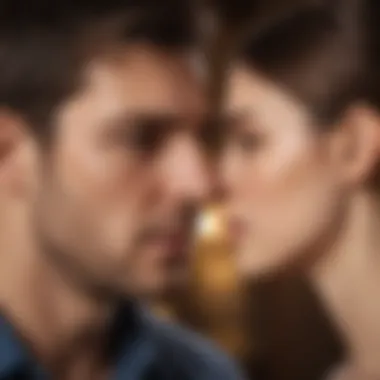 Impact of Narcissistic Abuse on Partners Illustration representing the psychological impact of narcissistic abuse on a partner