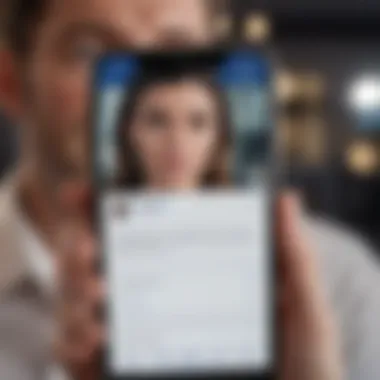 A close-up of a phone with a messaging app open, hinting at secrets