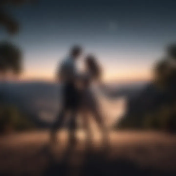 Couple Dancing Under Moonlight