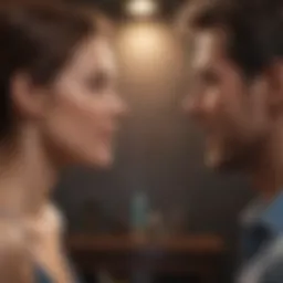 Couple sharing a heartfelt conversation to improve intimacy