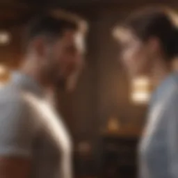 Couple in heated argument