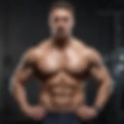 Sculpted physique symbolizing fitness journey