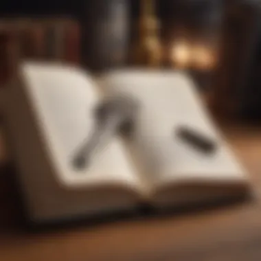 Unlocking Insights in Confidence Literature An open book with highlighted passages, symbolizing the key insights found in confidence-boosting literature.