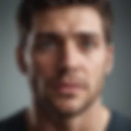 Abstract representation of emotional turmoil