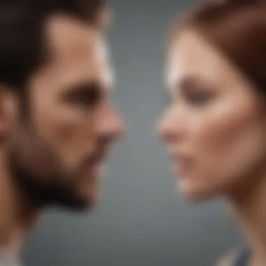 Interpersonal conflict signifying relationship challenges Interpersonal conflict signifying relationship challenges