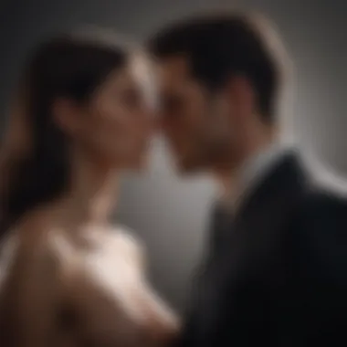 Confronting the Shades of Desire Symbolic representation of shadows engulfing a man's silhouette