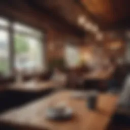 An inviting coffee shop setting for social interaction