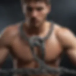 Symbolic representation of breaking free from chains