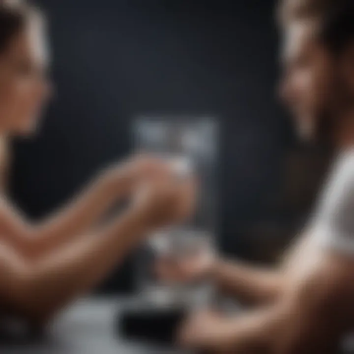 Accountability partner supporting personal growth