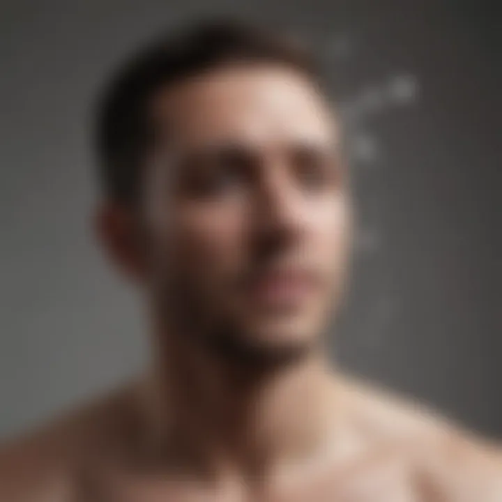 Symbolic representation of breaking free from addiction