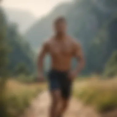 Outdoor Physical Activity Person engaging in outdoor physical activity