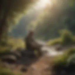 A serene landscape reflecting inner peace