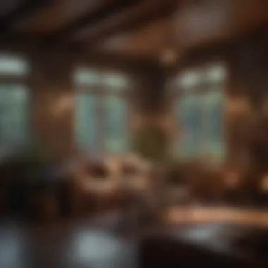 A cozy home environment that fosters intimacy