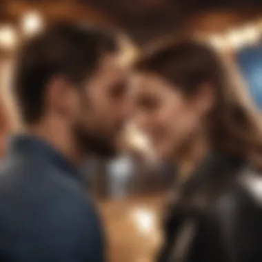 Emotionally connected partners sharing a heartfelt moment
