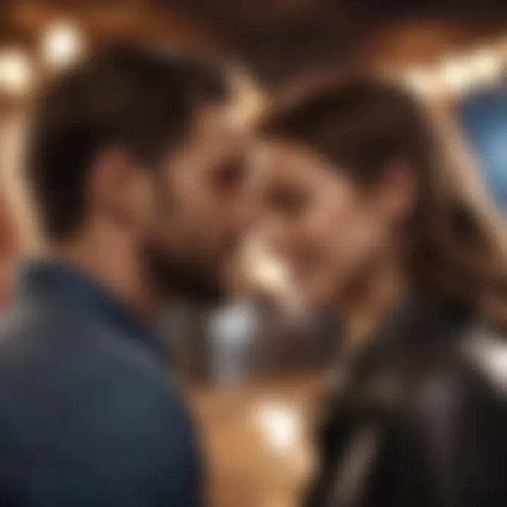 Emotionally connected partners sharing a heartfelt moment