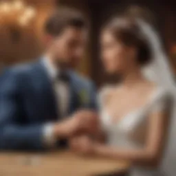 Symbolic representation of trust restoration in marriage