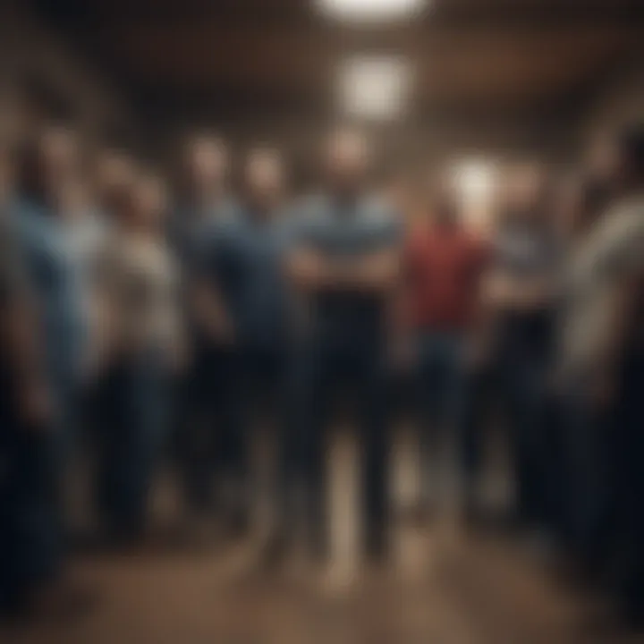 Symbolic representation of support groups