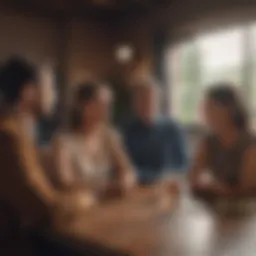 Supportive community in divorce support group