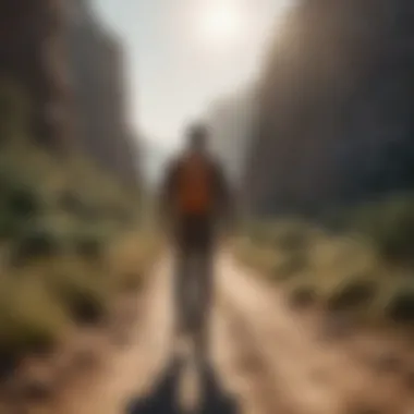 The Journey of Self-Discovery A serene landscape symbolizing personal growth