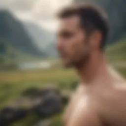 A serene landscape representing mental well-being.
