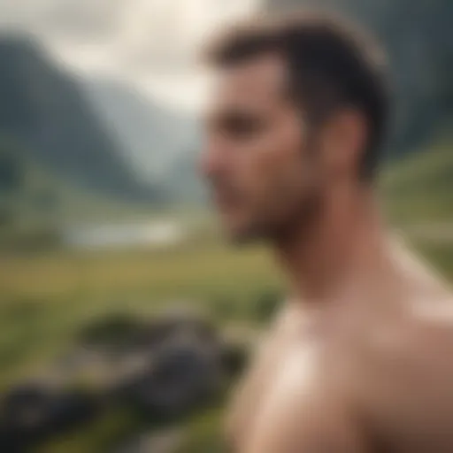A serene landscape representing mental well-being.