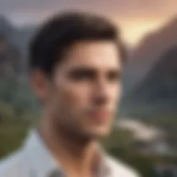 Illustration depicting the emotional landscape of narcissism traits