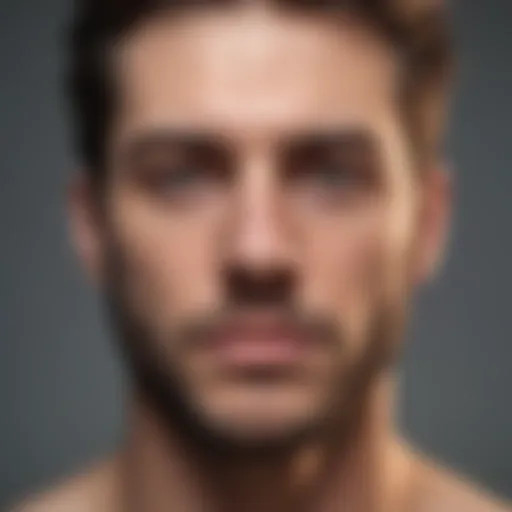 Illustration of narcissistic traits reflecting psychological complexity