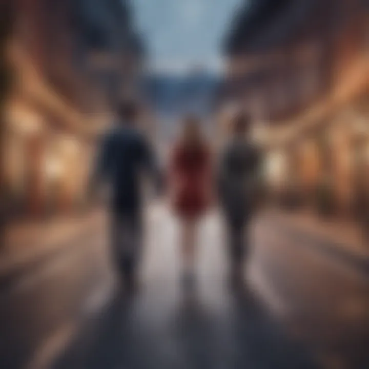 A roadmap metaphor illustrating the journey of dating